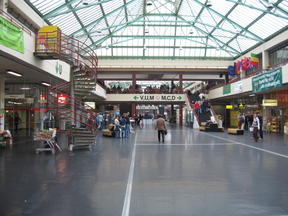 Bielefeld University, Main Hall. Photo by Mark Brown