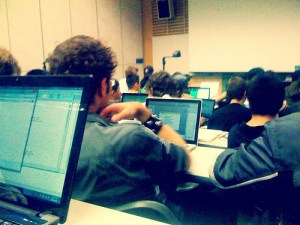 A Sea Laptops During a Lecture